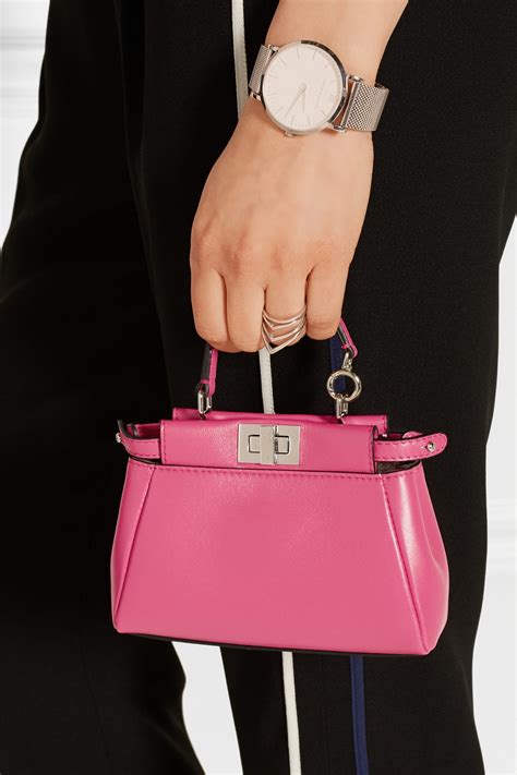 fendi peekaboo bag pink